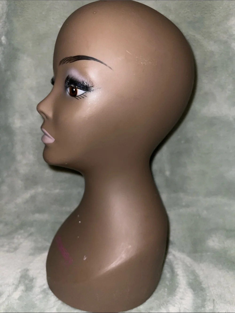 Styling Mannequin Head for Women Hair Display - Brown